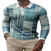 Мъжки тениски от луклум тениски с ревера поло риза с дълъг ръкав тройник ежедневен пуловер офис тениска стил i s