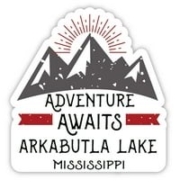 Езерото Аркабутла Мисисипи Сувенир Винил Стикер Приключение Очаква Дизайн