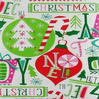Коледна винилова покривка с фланелна поддръжка: цветни снимки и думи