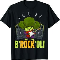 Жени върхове B-Rock-Oli Broccoli Vegan Pun вегетариански зеленчуков зеленчуков тениска подаръчна екипаж на шията парти ризи тийджър