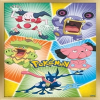 Pokémon - Animation Group Wall Poster, 14.725 22.375