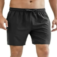 Niuer мъжки ежедневни летни къси панталони еластични талия обикновени плажни дрехи спортни шорти за тренировки
