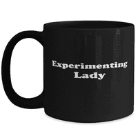 Забавна експериментална халба за кафе - Експериментиране на кафе чаша - 15oz черно