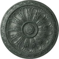 Екена мелница 3 4 од 5 8 п Кирке таван медальон, ръчно рисуван Атински зелен пращене
