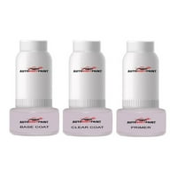 Докоснете Basecoat Plus Clearcoat Plus Primer Spray Paint Kit, съвместим с чист сребърен метален каньон GMC