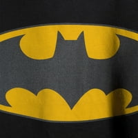 Батман класически щит мъже и големи мъже Графичен тениска