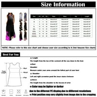 Нова пролетна и лятна мода на Fornten Formy Classic Clasc Color Color Printing Luffelecs Long Dress Maxi рокля за жени