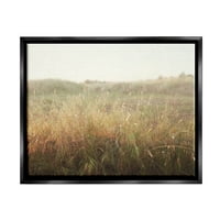 Ступел индустрии спокойна природа поле селски пасища снимка джет черно плаваща рамка платно печат стена изкуство, дизайн от Линда Уудс