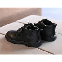 Unise Kids Outdoor Fashion Lace Up Ankle Boot Play Дишащи обувки Леки кръгли пръсти