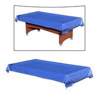 Покритие на масата на басейна Билярден капак на масата, водоустойчив тежкотоварен Ft прахоустойчива преносима маса Защитна покривка за мебели на открито диван синьо