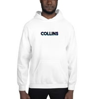 Неопределени подаръци Три цвят Collins Hoodie Pullover Sweatshirt