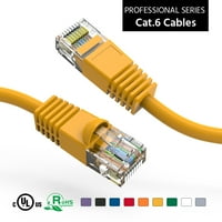 1 фута котка utp ethernet мрежа за зареждане кабел жълто, опаковане