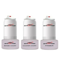Докоснете Basecoat Plus Clearcoat Plus Primer Spray Paint Kit, съвместим със светлината аргентни метални Acadia GMC