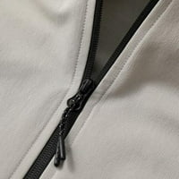 Мъжки якета пролетно палто сива врана дълъг ръкав жилетка фитнес износване носене обучение носят якета За Мъже